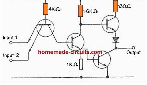 circuit diagram of using 7400