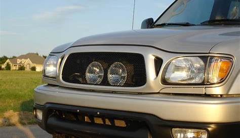 Toyota tacoma lights behind grill
