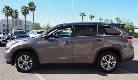 pre owned toyota highlander xle