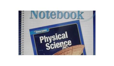 Glencoe Physical Science Science Notebook (P) by Fisher [0078695805