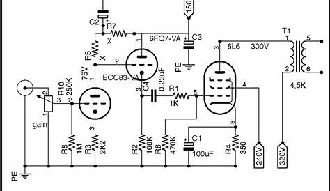 6l6 single ended schematic