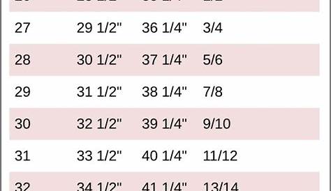 bke jeans size chart men's