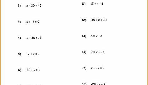 Multi Step Equations Worksheet Answers Doc With Fractions — db-excel.com