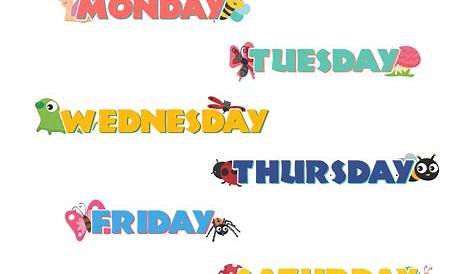 10 Best Printable Days Of The Week Chart PDF for Free at Printablee