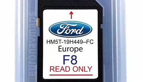 SD card GPS Ford 2019 2020 SONY SYNC2 F8 Tele Atlas Europe navigation