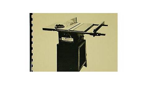 rockwell table saw manual