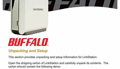 buffalo linkstation manual