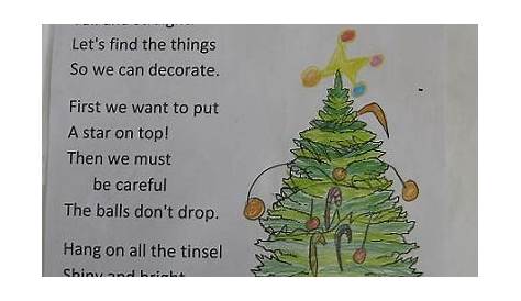 the christmas tree poem