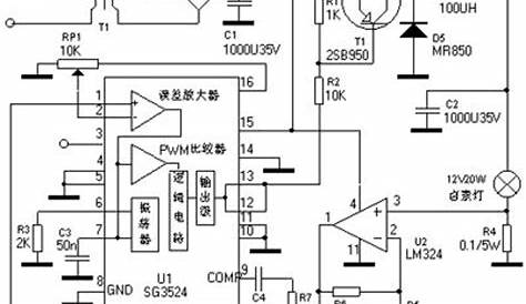 PWM Control Dimming Halogen Lamp Circuit - Control_Circuit - Circuit
