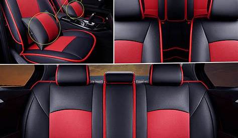 For Ford F-150 2010-2016 Car Seat Cover PU Leather 5-Seats Front & Rear