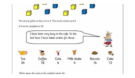 ratio and proportion worksheets with answers for grade 7