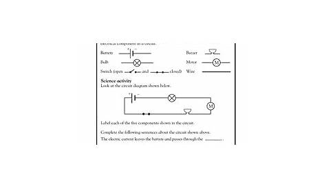 10 Best Images of Printable Worksheet On Circuits - Conductors and