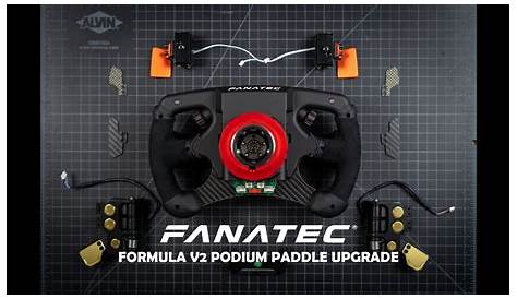 Fanatec Podium Advanced Paddle Module Install on a Fanatec Formula V2