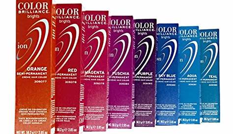 ion color brilliance brights semi-permanent hair color chart