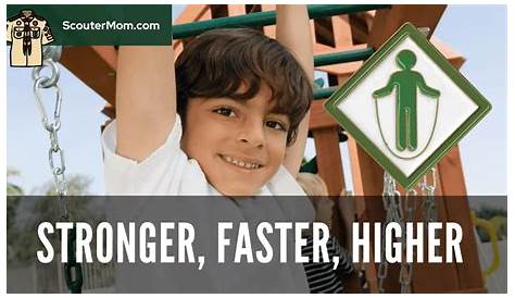 webelos stronger faster higher chart