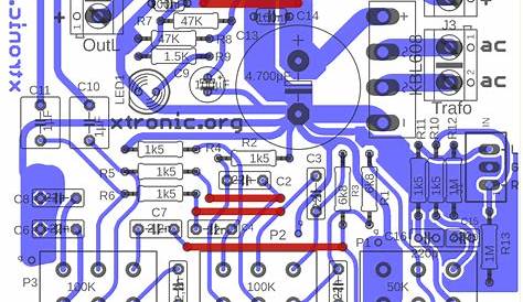TDA7297 - Amplifier Circuit Add Tone Control - Xtronic