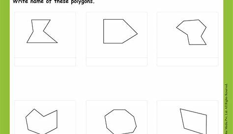 types of polygons worksheet