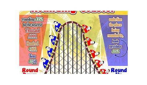 Rounding Numbers Rounding Coaster Poster by MathFileFolderGames | TpT