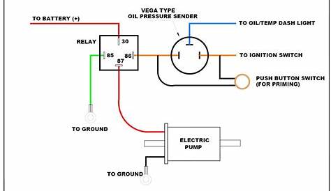 fuel pump circuit diagram