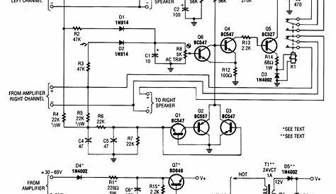 speaker protection circuit diagram