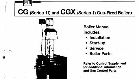weil mclain cg boiler manual