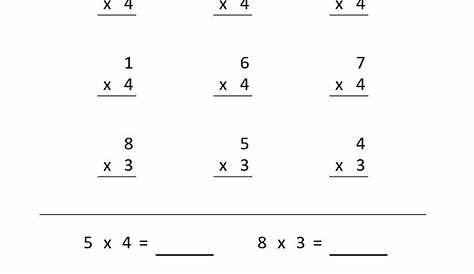 multiplication picture worksheet