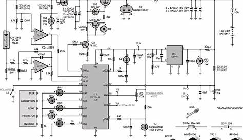 pwm charge controller circuit diagram
