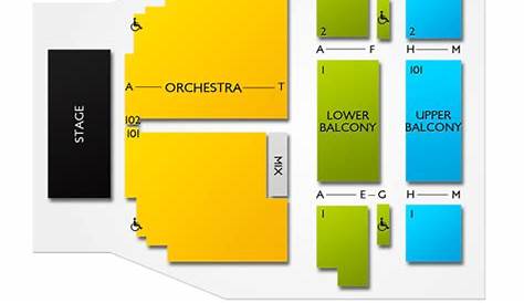 walker theatre seating chart