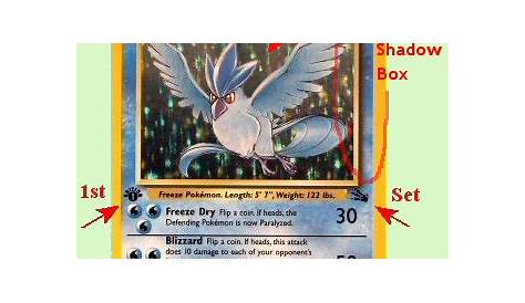 how to identify rare pokemon cards