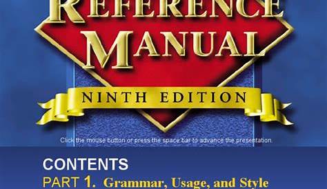 Gregg Reference Manual | Comma | Sentence (Linguistics)