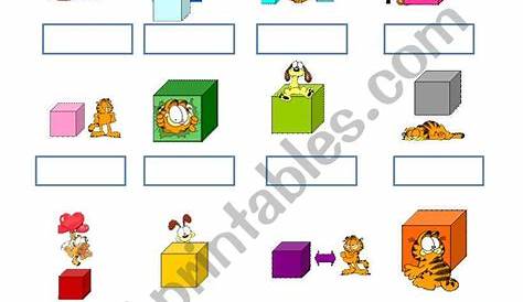 Prepositions of Place - ESL worksheet by emstacks