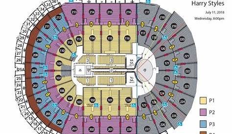 harry styles seating chart msg