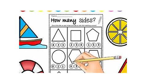2d shapes how many sides by Eye Popping Fun Resources | TpT