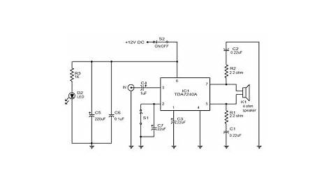 200w car amplifier circuit diagram