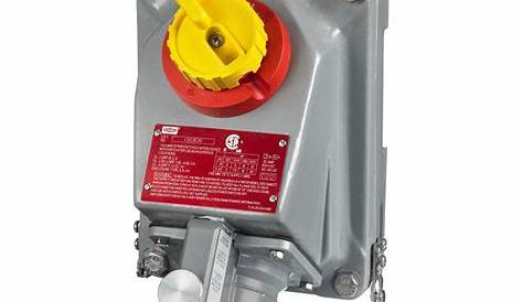 Hubbell Wiring HBLVSQ6034 Hazardous Receptacle Single Receptacle; 60