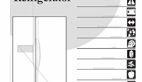 frigidaire refrigerators user manual