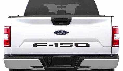 2018-2020 Ford F150 Tailgate Inserts, Carbon Fiber, 3M | inspyre design