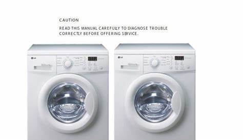 LG F1068LD Washing Machine Service Manual and Repair G