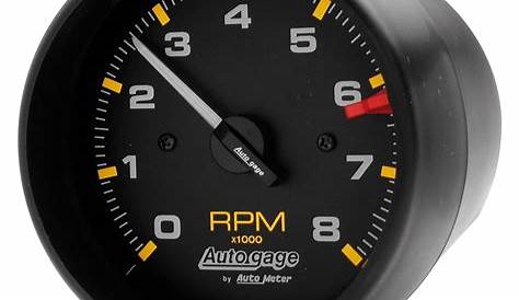 Auto Meter® 2309 - Auto Gage Series 3-3/4" Pedestal Tachometer Gauge
