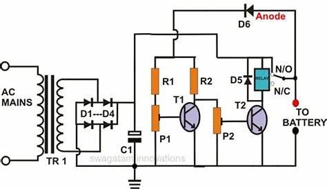 car 12v battery charger circuit diagram