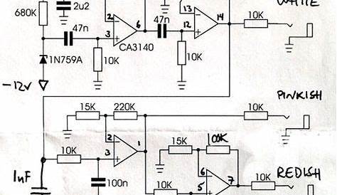 noise_schematic | Electronic schematics, Synthesizer diy, Diy guitar pedal