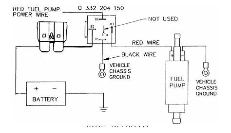 How to rewire install fuel pump relay mod