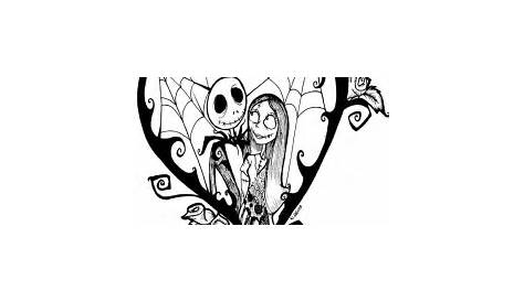 Free Printable Nightmare Before Christmas Coloring Pages - Best