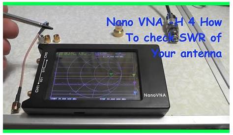 Nano VNA -H4 how to - YouTube