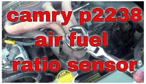 Easy FOLLOW replace air fuel ratio sensor P2238 Toyota Camry √ Fix it