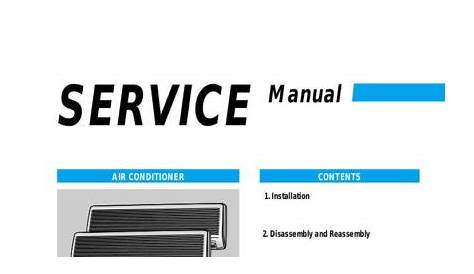 samsung air conditioner manual