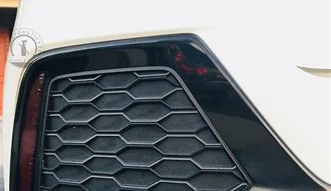 Rear Bumper Reflectors Overlay (Fits For: 2017-2020 Honda Civic
