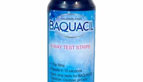 Baquacil 4-Way Test Strips | Pools, Patios, and Porches