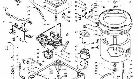 Washer Parts: Parts Diagram For Kenmore Washer