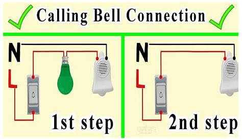 simply way how to connect calling bell wiring diagram - YouTube